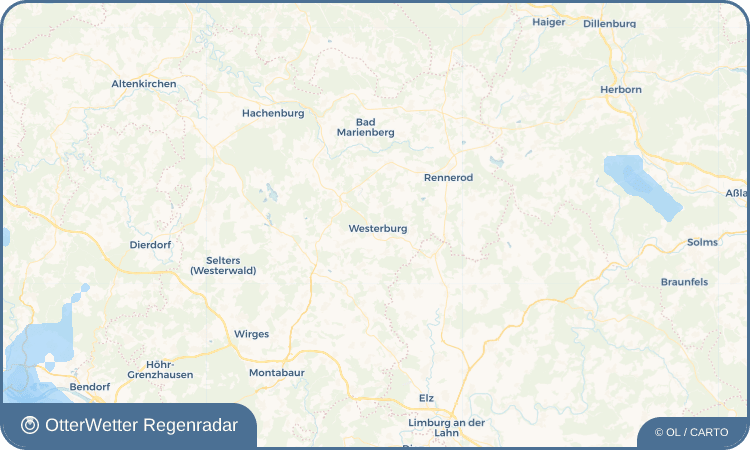 OtterWetter Regenradar-Widget Westerburg