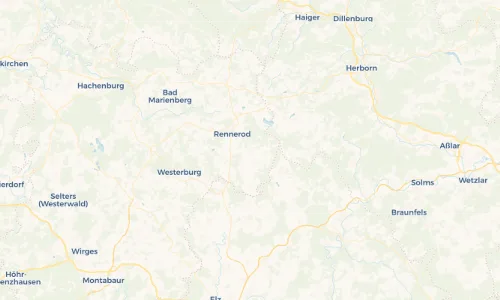 Regenradar-Vorschau: aktuelle Niederschläge in Westernohe und Umgebung