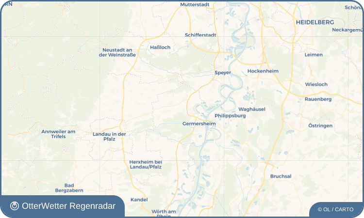 OtterWetter Regenradar-Widget Westheim (Pfalz)