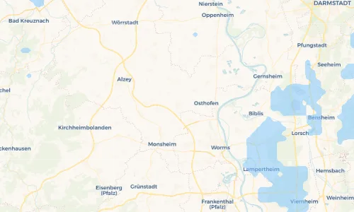 Regenradar Vorschaubild - Aktuelle Niederschläge in Westhofen und Umgebung