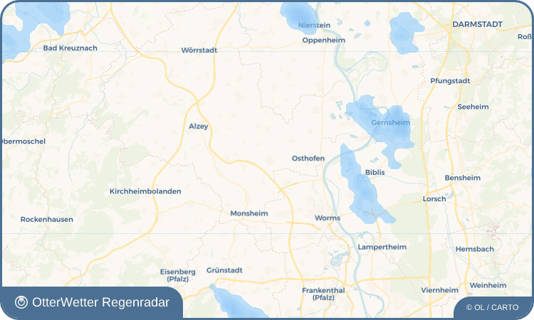 OtterWetter Regenradar-Widget Westhofen