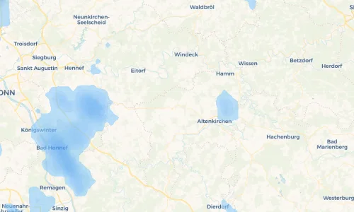 Regenradar Vorschaubild - Aktuelle Niederschläge in Weyerbusch und Umgebung