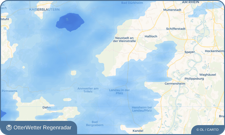 OtterWetter Regenradar-Widget Weyher in der Pfalz