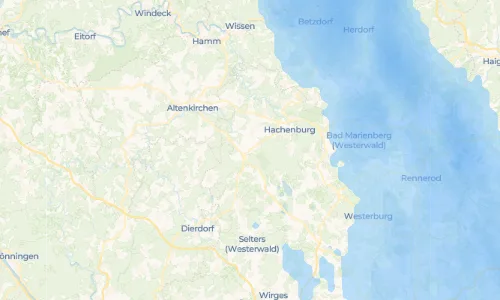 Regenradar Vorschaubild - Aktuelle Niederschläge in Wied und Umgebung