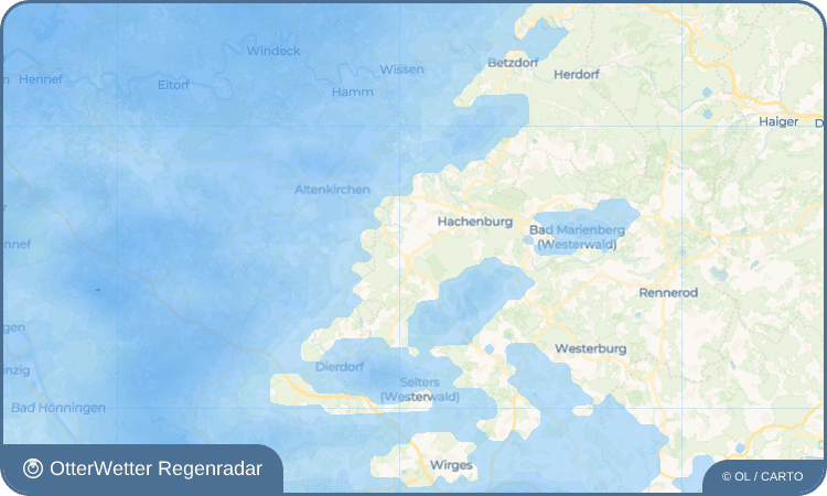 OtterWetter Regenradar-Widget Wied