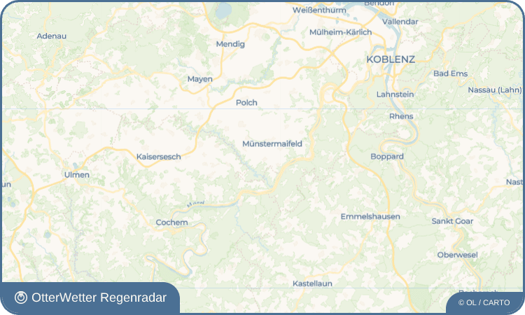 OtterWetter Regenradar-Widget Wierschem