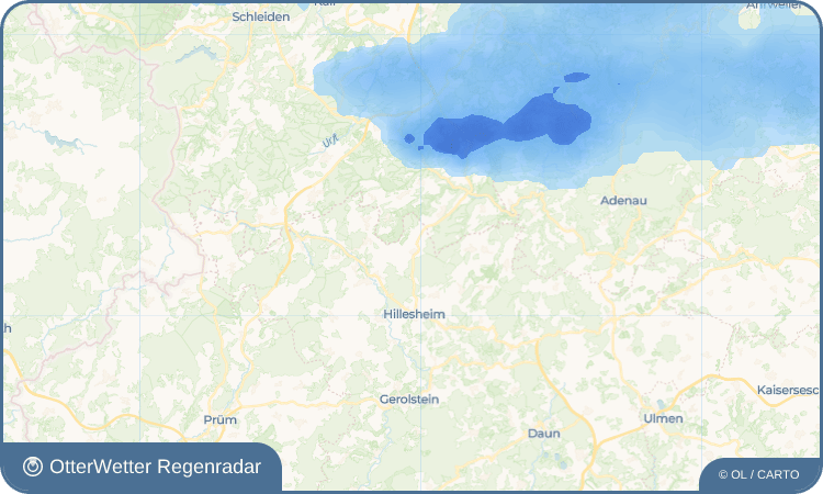 OtterWetter Regenradar-Widget Wiesbaum
