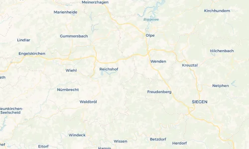 Regenradar Vorschaubild - Aktuelle Niederschläge in Wildbergerhütte und Umgebung