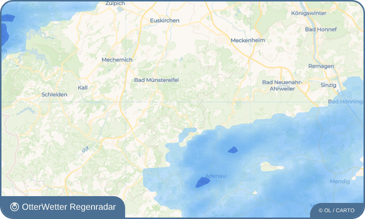 OtterWetter Regenradar-Widget Willerscheid