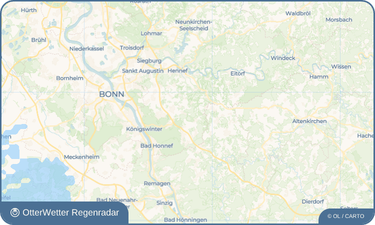 OtterWetter Regenradar-Widget Willmeroth