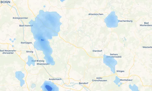 Regenradar Vorschaubild - Aktuelle Niederschläge in Willroth und Umgebung