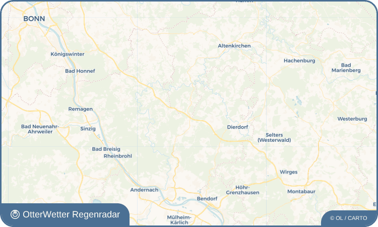 Wetter-Widget-Vorschau mit Vorhersagedaten für Willroth