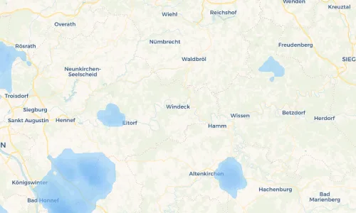 Regenradar Vorschaubild - Aktuelle Niederschläge in Windeck und Umgebung