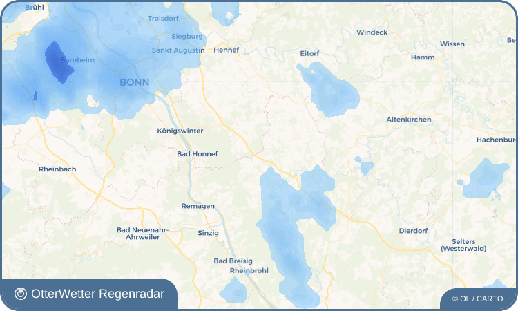 OtterWetter Regenradar-Widget Windhagen