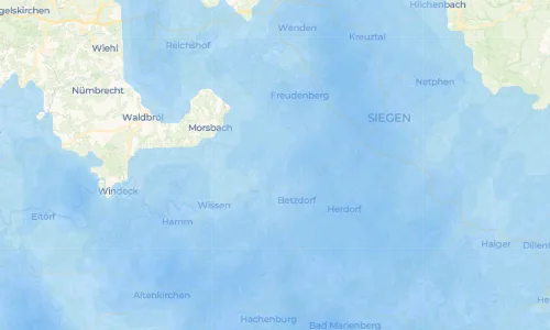 Regenradar Vorschaubild - Aktuelle Niederschläge in Wingendorf und Umgebung
