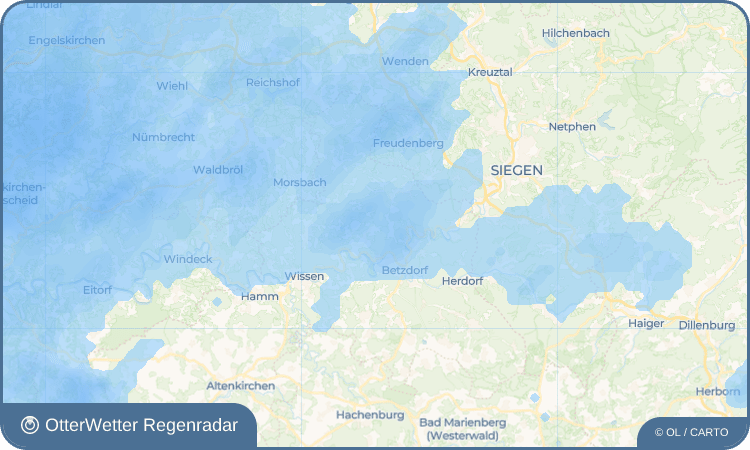 OtterWetter Regenradar-Widget Wingendorf