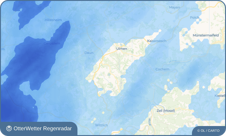 OtterWetter Regenradar-Widget Winkel