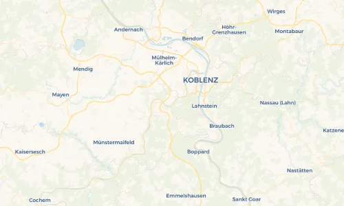 Regenradar-Vorschau: aktuelle Niederschläge in Winningen und Umgebung