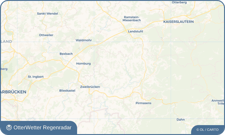 Wetter-Widget-Vorschau mit Vorhersagedaten für Winterbach