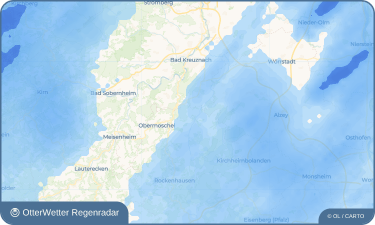OtterWetter Regenradar-Widget Winterborn