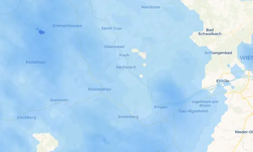Regenradar-Vorschau: aktuelle Niederschläge in Winzberg und Umgebung