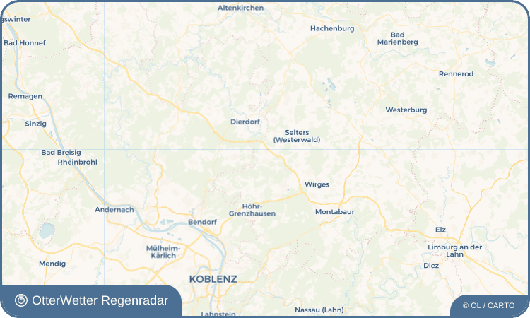 OtterWetter Regenradar-Widget Wittgert