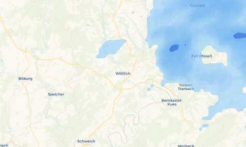 Regenradar Vorschaubild - Aktuelle Niederschläge in Wittlich und Umgebung