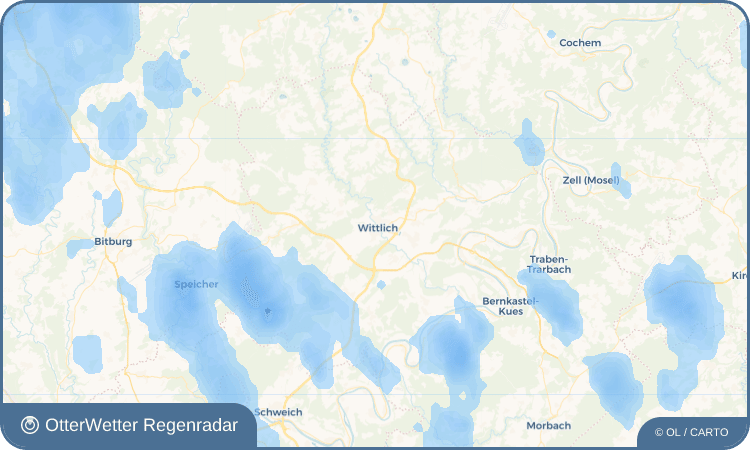 Widget-Vorschau für Wittlich Wetter-Widget-Vorschau mit Vorhersagedaten für Wittlich
