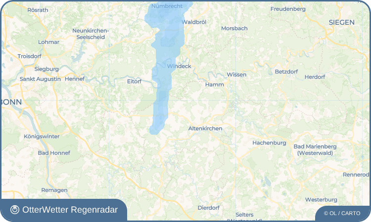 OtterWetter Regenradar-Widget Wölmersen