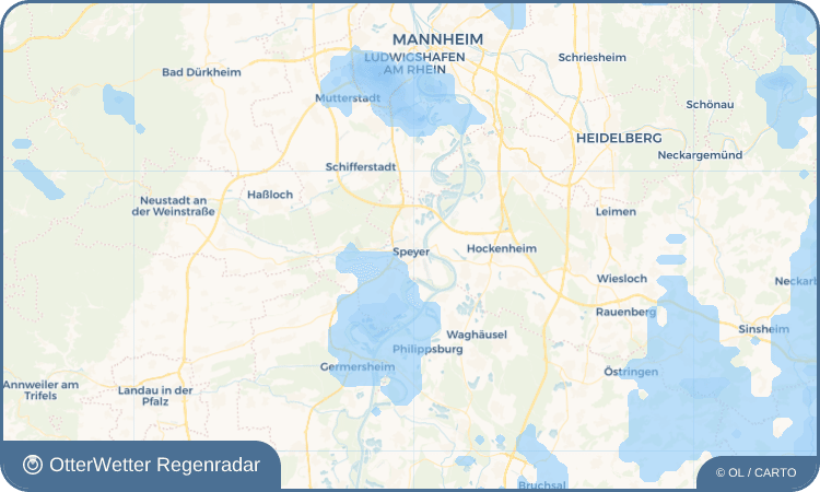 OtterWetter Regenradar-Widget Wohnanlage Ludwigscarrée