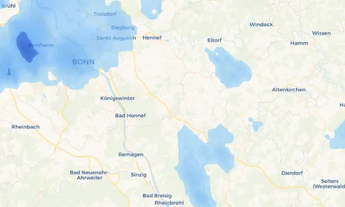 Regenradar Vorschaubild - Aktuelle Niederschläge in Wülscheid und Umgebung