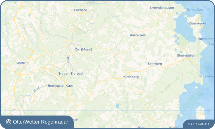 OtterWetter Regenradar-Widget Würrich