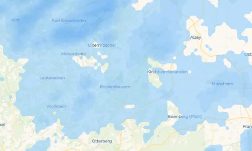 Regenradar-Vorschau: aktuelle Niederschläge in Würzweiler und Umgebung
