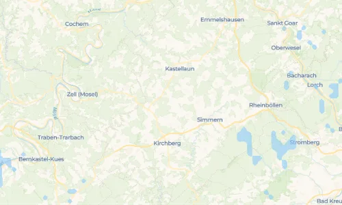 Regenradar Wüschheim: aktuelle Niederschläge in Wüschheim und Umgebung, Stand 24. Oktober 2026 um 17:25 Uhr