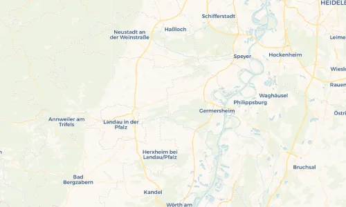 Regenradar Vorschaubild - Aktuelle Niederschläge in Zeiskam und Umgebung