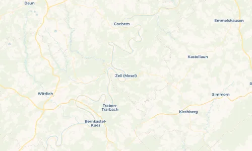 Regenradar Vorschaubild - Aktuelle Niederschläge in Zell (Mosel) und Umgebung