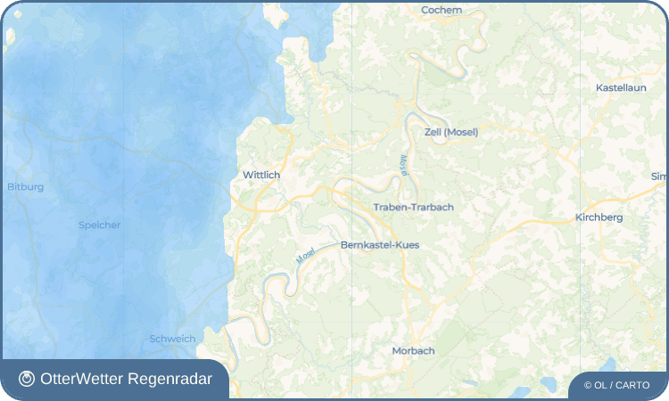 OtterWetter Regenradar-Widget Zeltingen-Rachtig