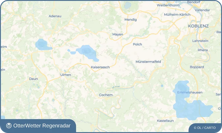 Wetter-Widget-Vorschau mit Vorhersagedaten für Zettingen