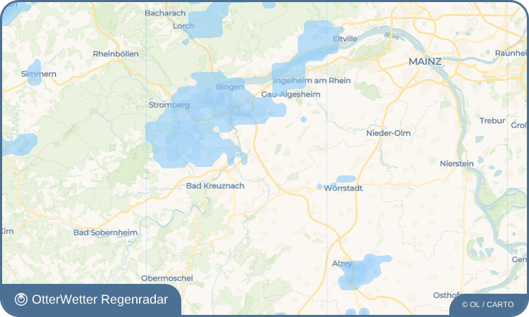 OtterWetter Regenradar-Widget Zotzenheim