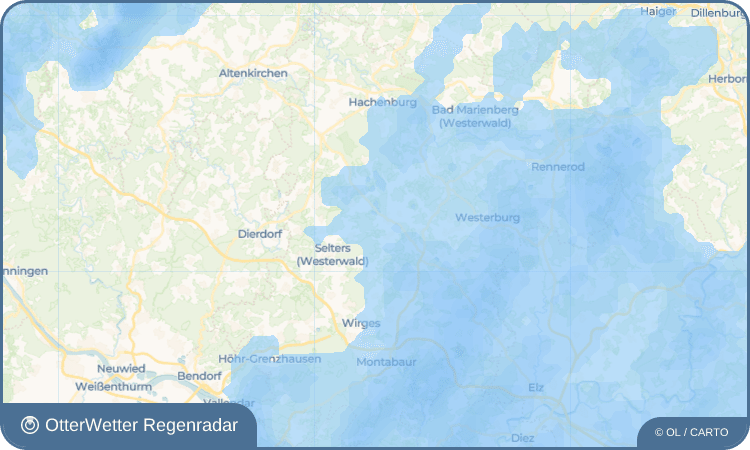 Widget-Vorschau für Zürbach Wetter-Widget-Vorschau mit Vorhersagedaten für Zürbach