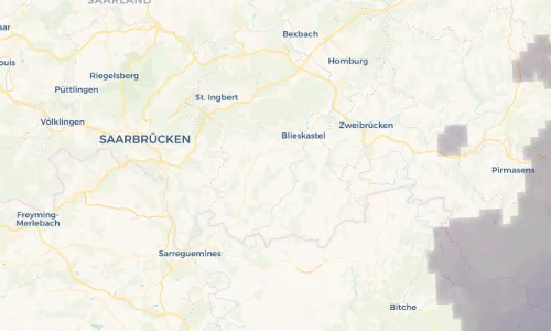 Regenradar Vorschaubild - Aktuelle Niederschläge in Ballweiler und Umgebung
