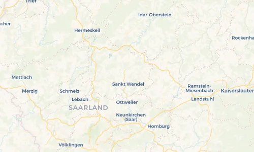 Regenradar Vorschaubild - Aktuelle Niederschläge in Baltersweiler und Umgebung