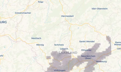 Regenradar Vorschaubild - Aktuelle Niederschläge in Bardenbach und Umgebung