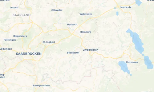 Regenradar Vorschaubild - Aktuelle Niederschläge in Bierbach a.d. Blies und Umgebung