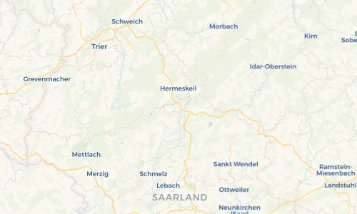 Regenradar Vorschaubild - Aktuelle Niederschläge in Bierfeld und Umgebung