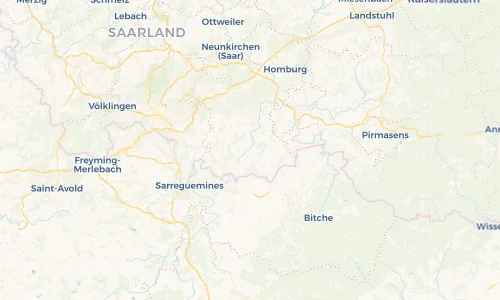Regenradar Vorschaubild - Aktuelle Niederschläge in Bliesdalheim und Umgebung