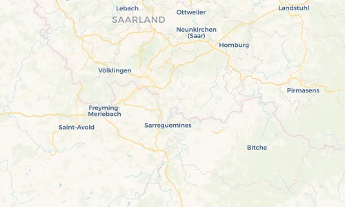 Regenradar Vorschaubild - Aktuelle Niederschläge in Bliesransbach und Umgebung
