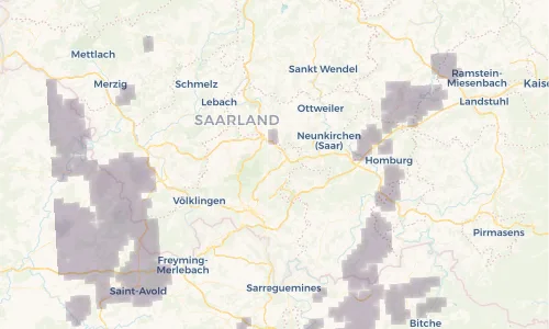 Regenradar Vorschaubild - Aktuelle Niederschläge in Brefeld und Umgebung