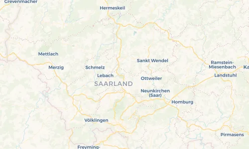 Regenradar Vorschaubild - Aktuelle Niederschläge in Dirmingen und Umgebung