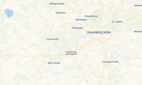 Regenradar Vorschaubild - Aktuelle Niederschläge in Dorf im Warndt und Umgebung